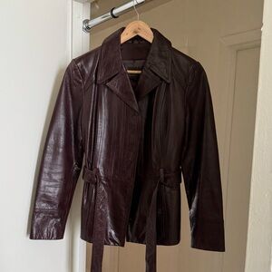 Guess genuine leather jacket